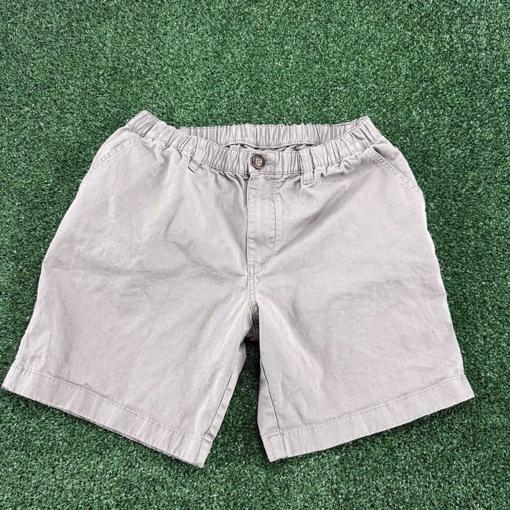 Chubbies Shorts Men's Size Medium Elastic Waist Khaki Chino 7" Inseam